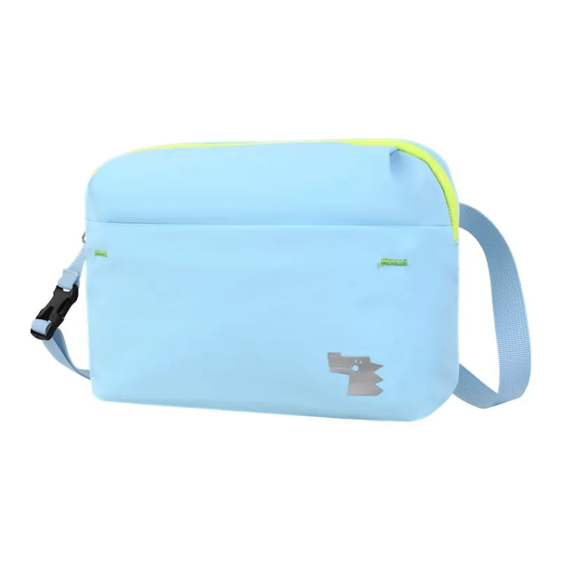 YOME Polyester Crossbody Bag Regular Unisex Ink Black/Light Coffee/Light Sky Blue-14