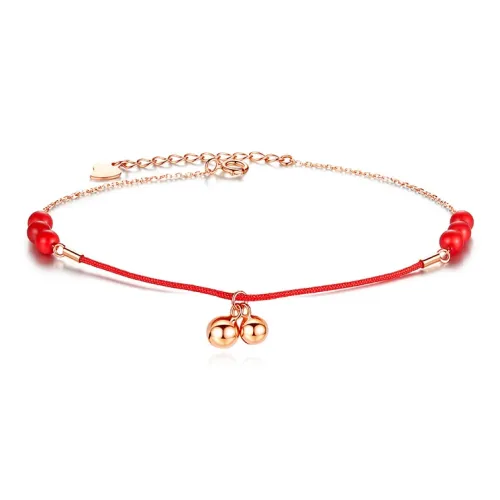 Fu Ru Ji 925 Sterling Silver Anklets Women's