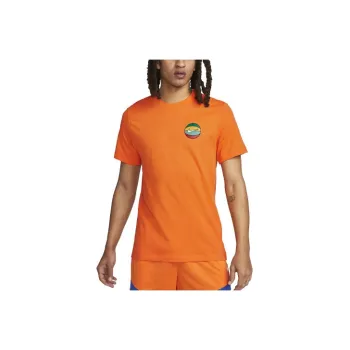 Nike T-Shirts Men Orange Red