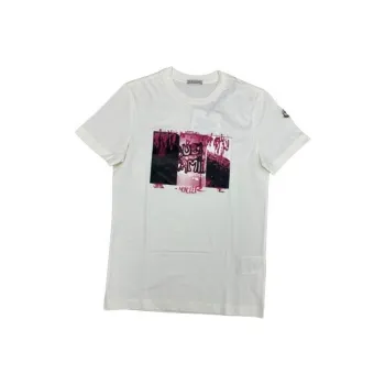 Moncler T Shirts Men White