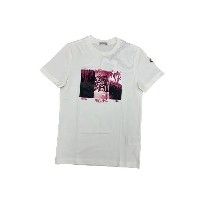 Moncler T Shirts Men White-0