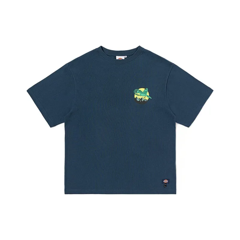 Dickies T Shirts Men Dark Marine Blue-0