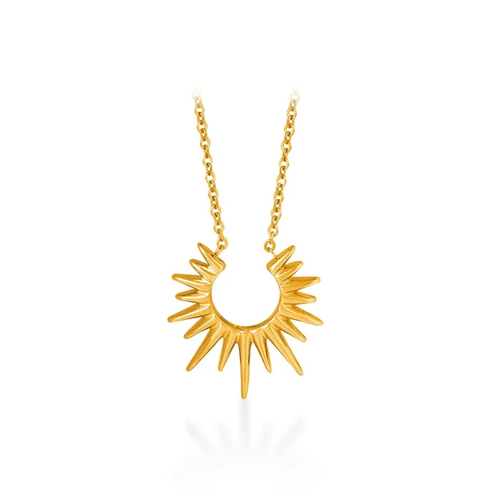 ROGA Titanium Steel Stainless Steel Necklaces Unisex-0