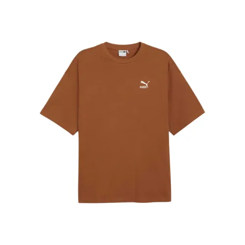 PUMA CLASSICS T-Shirts Men Brown