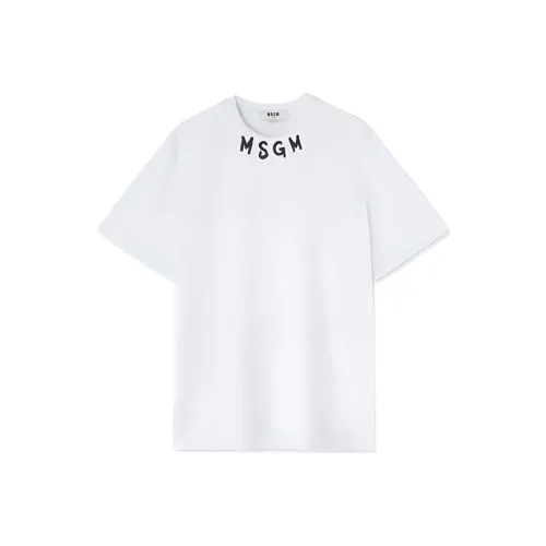 MSGM Tie Dyed Crewneck T Shirt