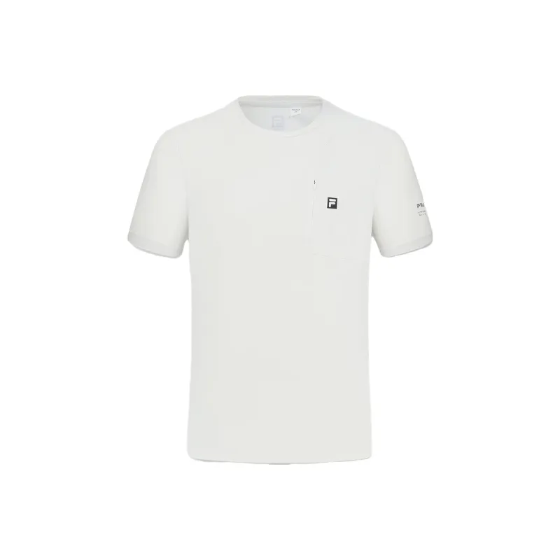FILA T Shirts Men Hu Pink Gray-0