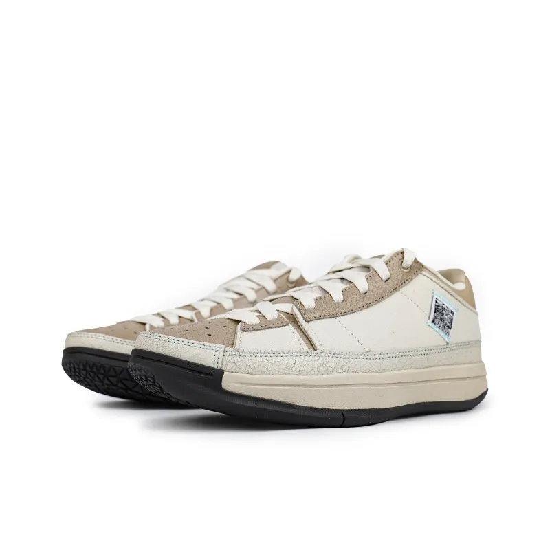Serious Player Only Cushioned Slip Resistant Abrasion Resistant Low Top Basketball Shoes Unisex Beige Brown-1
