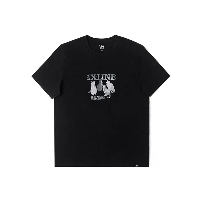 Lee T Shirts Men Black-0