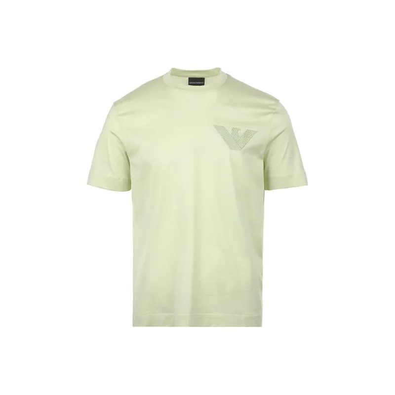 EMPORIO ARMANI T Shirts Men Green-0