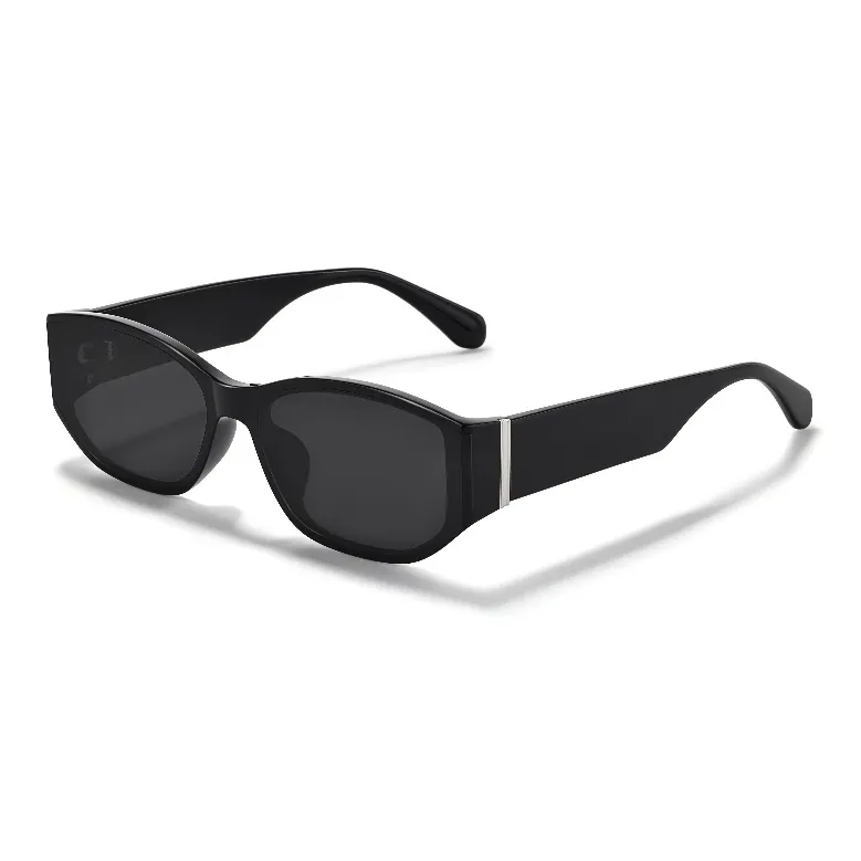 Sagawa Plate Frame Irregular Shape Sunglasses Unisex-4