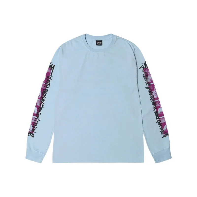 Stussy Youth Brigade Pigment Dyed Long Sleeve Tee-4