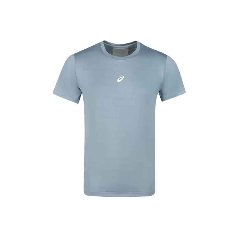 Asics T Shirts Men Gray Blue-0