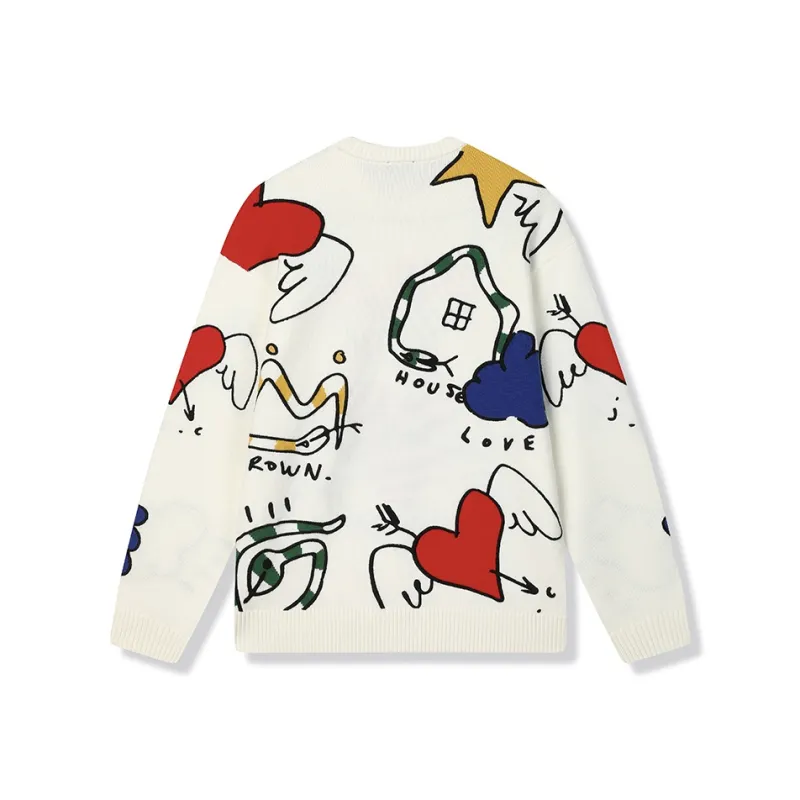 FILA ORIGINALE Sweater Unisex Cloud White-1