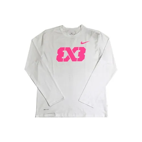Nike 3x4 T-Shirts Unisex White Pink