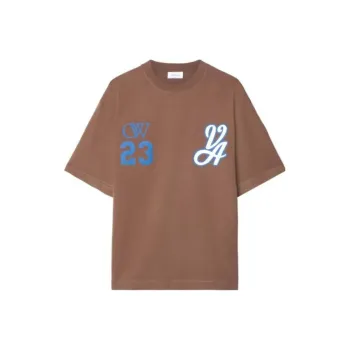 OFF WHITE 23 Varsity Skate Cotton T shirt