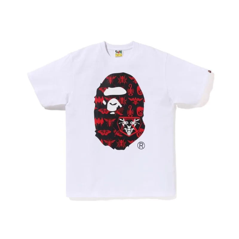 Bape X Shin Kamen Rider Ape Head Tee-0