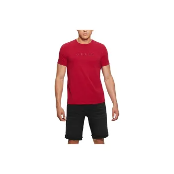 GUESS Embroidered Logo Tee T-Shirt Men's Red