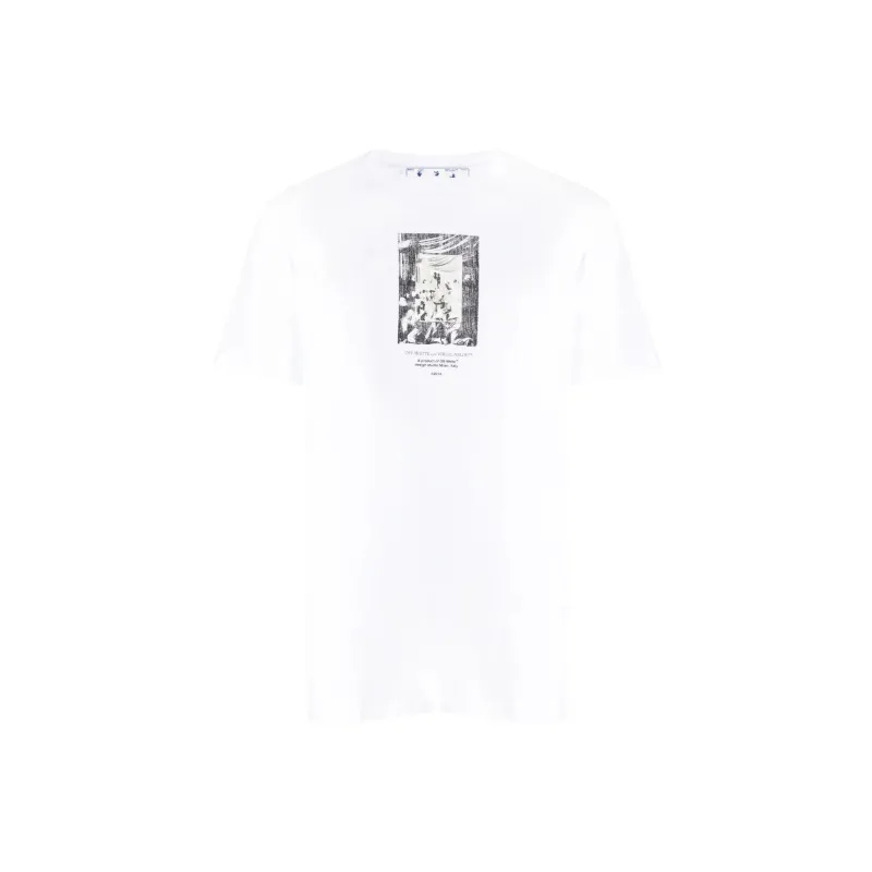 OFF WHITE T Shirts Men White-0