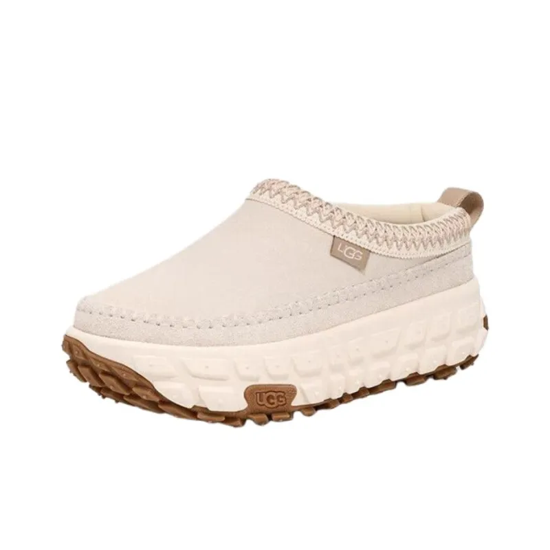 UGG Venture Daze Rubber Sole Abrasion Resistant Wrap toe Slippers Unisex White-2