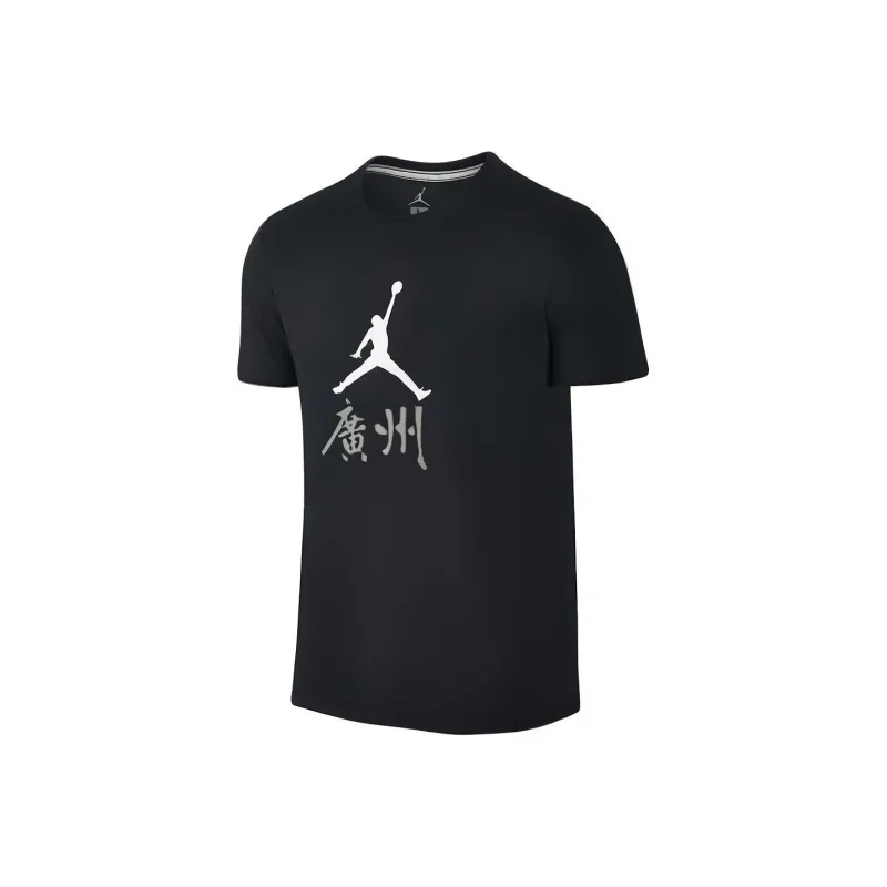 Jordan T Shirts Men Black-0