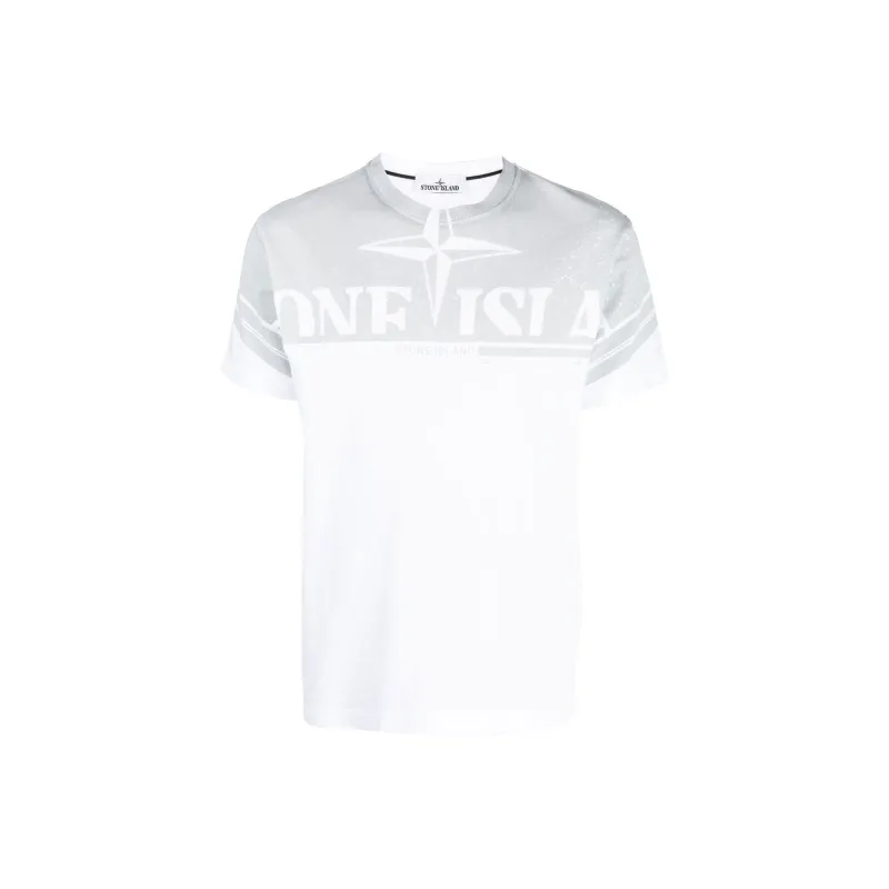 STONE ISLAND Logo Printed Crewneck T Shirt-0