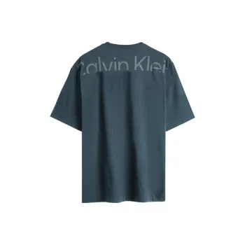 CALVIN KLEIN T Shirt Men's Gray Blue
