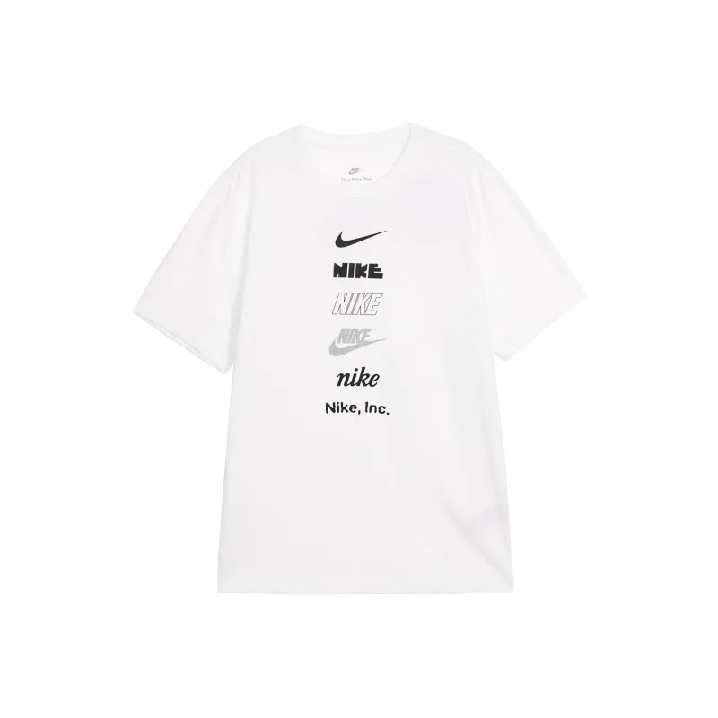 Nike T Shirts Men White-0