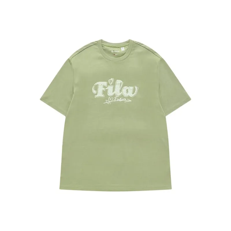 FILA FUSION T Shirt Unisex Cream Fruit Green-0