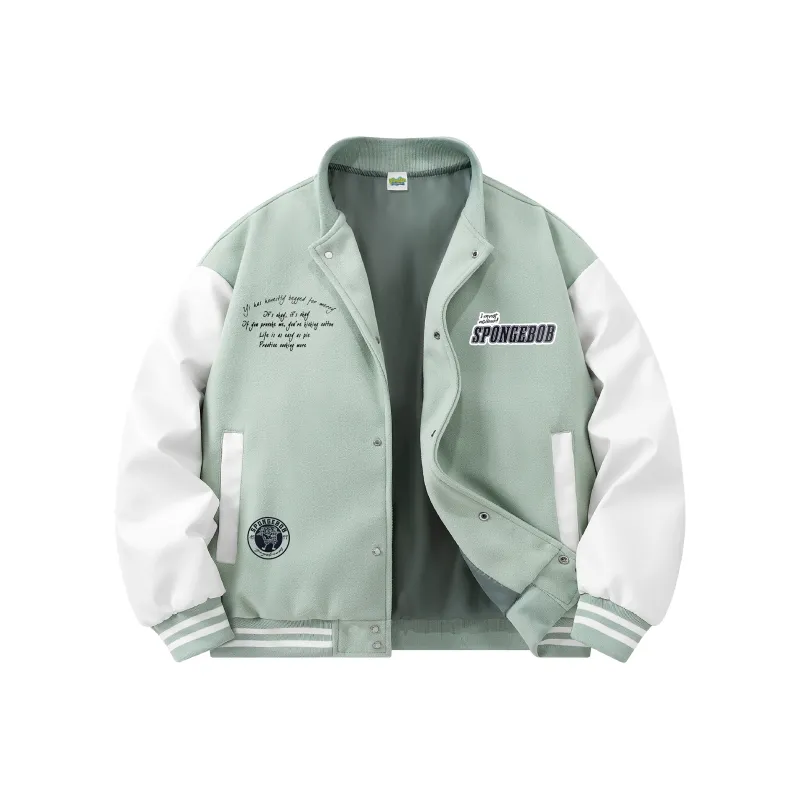 SPONGEBOB SQUAREPANTS Baseball Jacket Unisex-4
