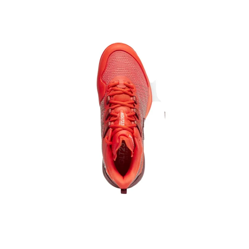 LACOSTE Slip Resistant Low Top Casual Shoes Men's Orange/Fuchsia-4