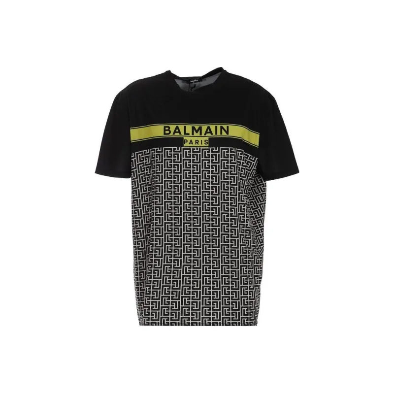 BALMAIN SS23 T Shirt Men's Black-0