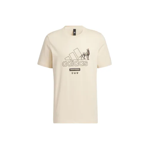 Adidas x BIANXINGJINGANG,LIANMINGXILIE T Shirt Men's Sand Strata