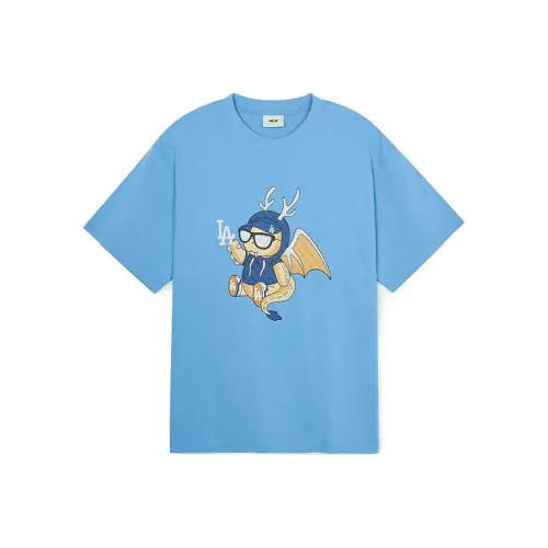 MLB SS24 Set in Sleeve T Shirt Unisex Light Blue