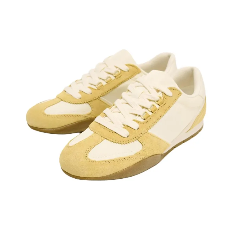 ZARA Low Top Casual Shoes Women's Yellow-2
