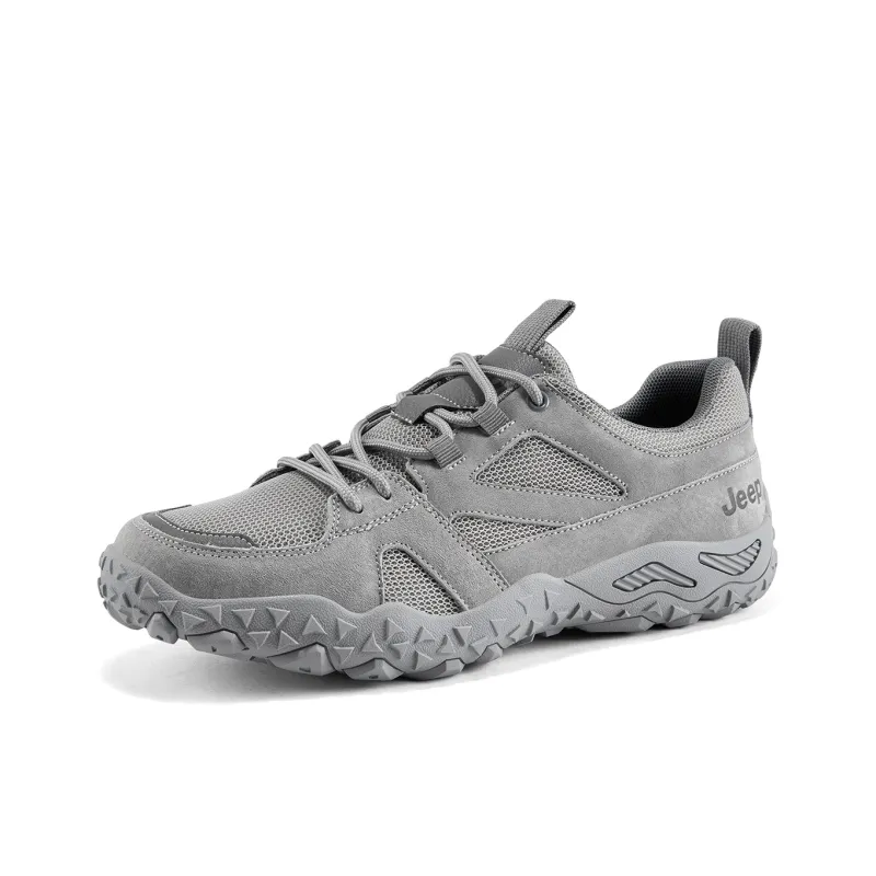 Jeep Cushioning Coverage Rebound Abrasion Resistant Lightweight Breathable Slip Resistant Low Top Outdoor Shoes Men's-16