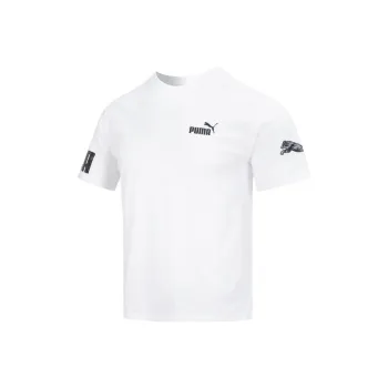 PUMA Set in Sleeve T Shirt Men's White