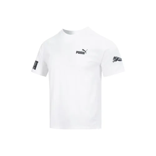 PUMA Set in Sleeve T Shirt Men's White
