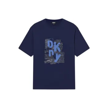 DKNY T-Shirts Men Navy Blue