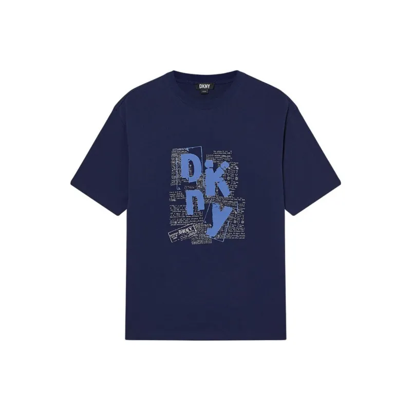 DKNY T-Shirts Men Navy Blue-0