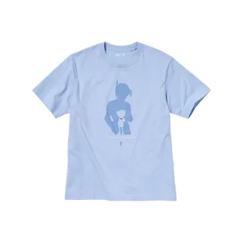 UNIQLO T-Shirt Unisex Aqua Blue