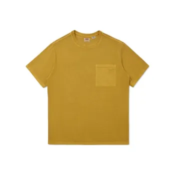 Levis T Shirts Men Yellow