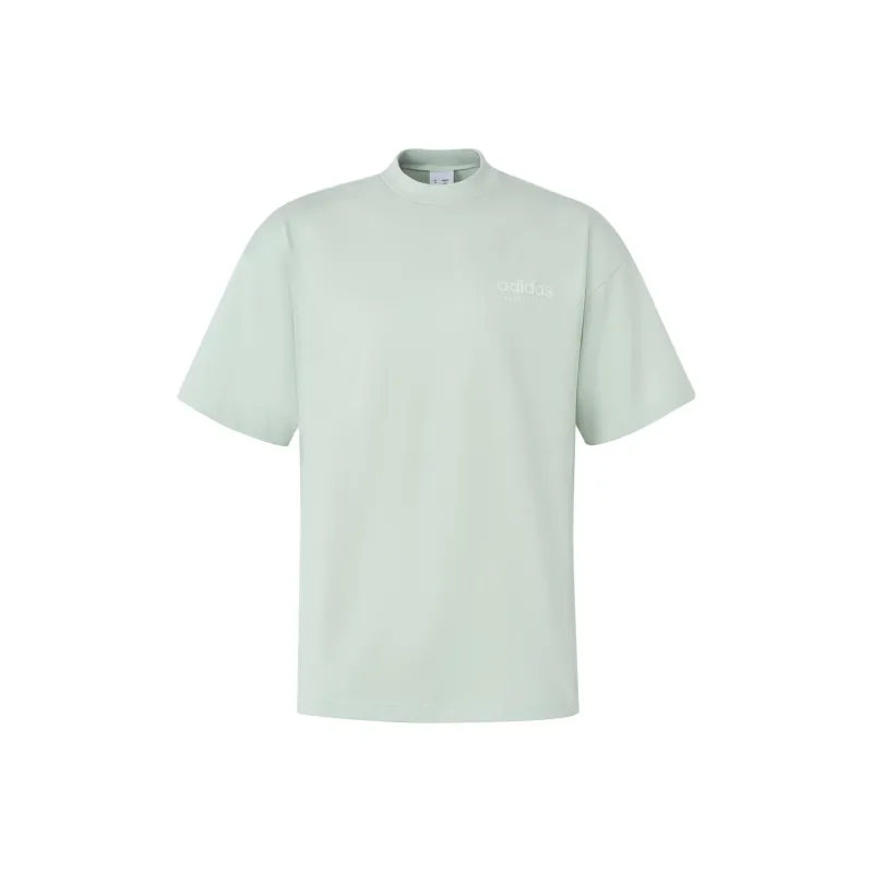 Adidas T Shirts Men Linen Green-0
