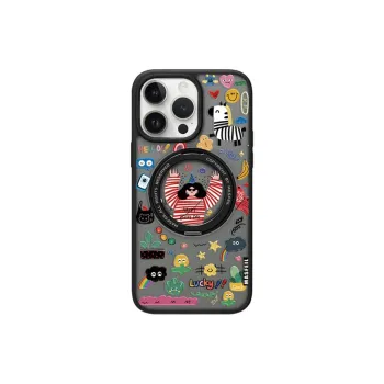 Marsfield Acrylic Material Skin Friendly 360 Rotating Pivot Case Phone Cases Apple 16/15/14pro/proma