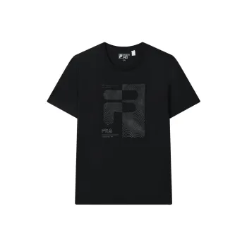 FILA T Shirts Men Jet Black