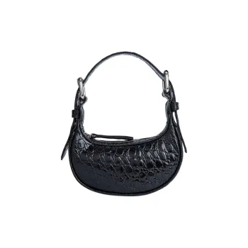 By Far Soho Cow Leather Handbag Mini Women's Black
