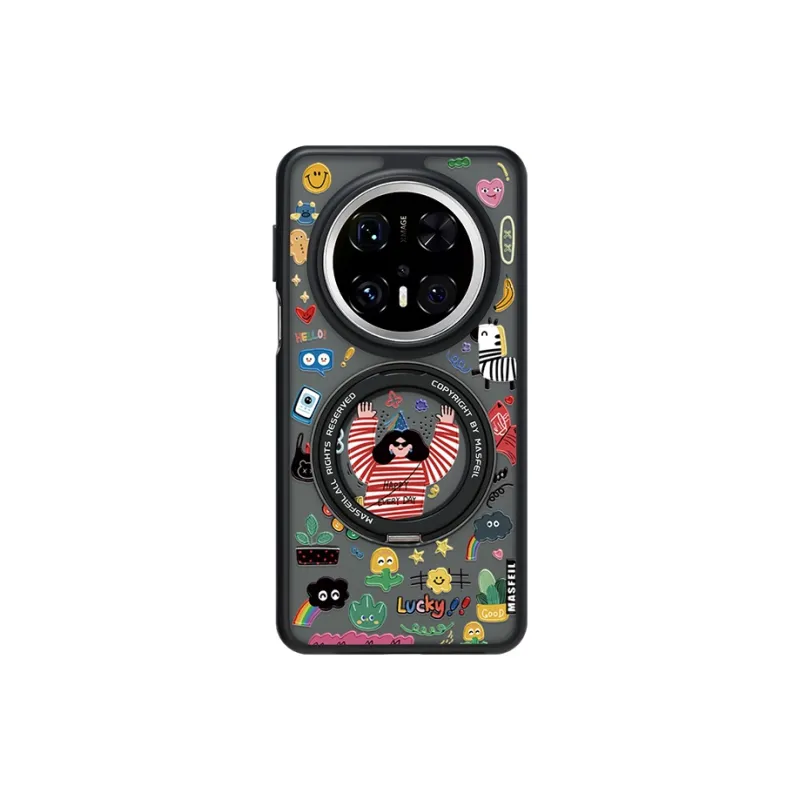Marsfield Acrylic Material Skin Friendly 360 Rotating Pivot Case Phone Cases Compatibility  Huawei Mate 70/60/50/40 Pro-2