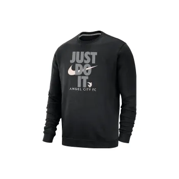 Nike Angel City Fc Club Fleece Men's Nike Soccer Crew Neck Sweatshirt