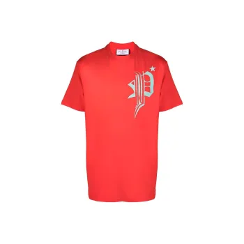 PHILIPP PLEIN Chest Logo print Detail T shirt