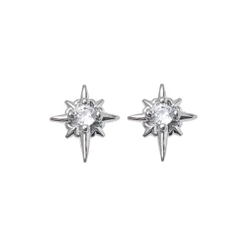 QIANFANGDAHUANGYE Zircon Stud Earrings Unisex