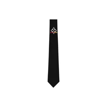LOUIS VUITTON Mulberry Silk Ties Men's Black